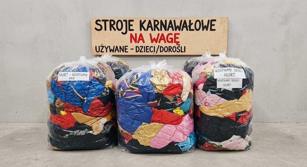stroje karnawałowe na wagę używane niesort, strój karnawałowy,