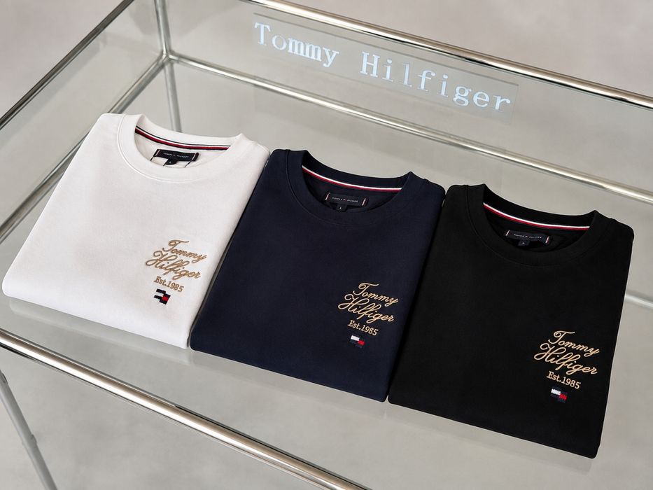 Tommy Hilfiger чоловіча футболка | Вишивка | Преміальна якість | M L XL XXL