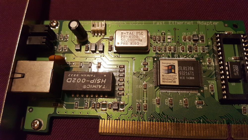 Placa de rede Ovislink LFE-8139ATX 10/100Mbps Fast Ethernet PCI