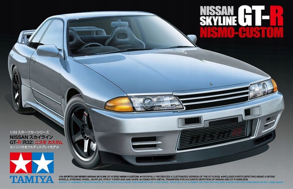 Samochód Nissan Skyline GT-R R32 Nismo model 24341 Tamiya