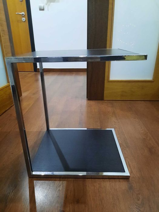 Black Wenge Side Table, Like New