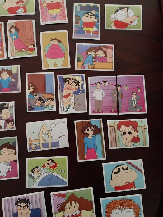 Lote 45 cromos autocolantes Shinchan, Panini