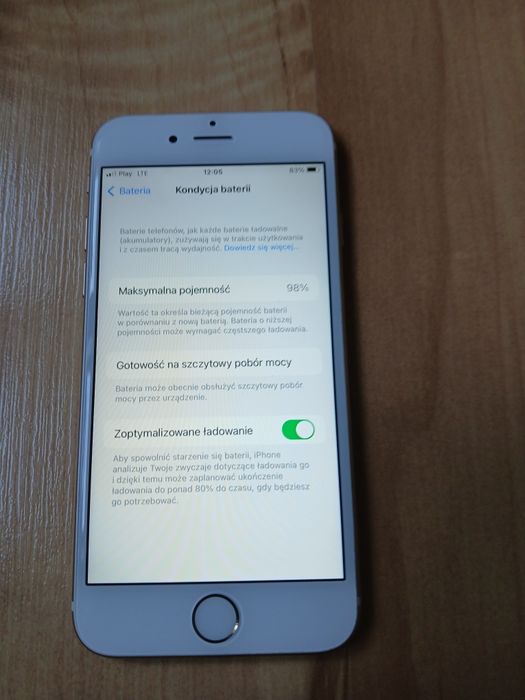 Iphone 6 Biały Mocna bateria