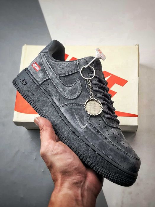 (БЕЗ ПЕРЕДОПЛАТИ) Nike Air Force 1 '07 Low Supreme Grey найк аір форс