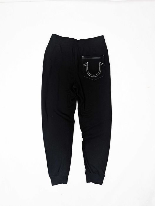 True Religion czarne spodnie dresowe dresy S