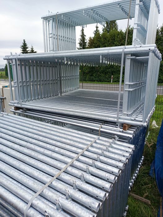 Rusztowanie elewacyjne ramowe plettac poznańskie  wszystkie elementy