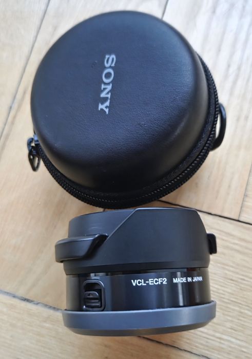 Obiektyw konwerter Sony E VCL-ECU2  VCL-ECF2 do obiektywu SEL16F28