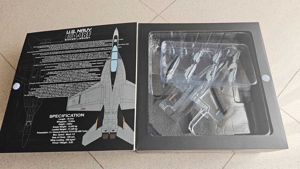 F/A-18 Super Hornet Jolly Rogers – JC Wings – VFA-103 – 1:72 – NOVO