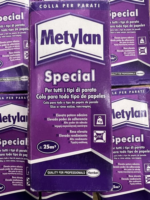 Pack 7 x Cola Especial Papel Parede Metylan - NOVO