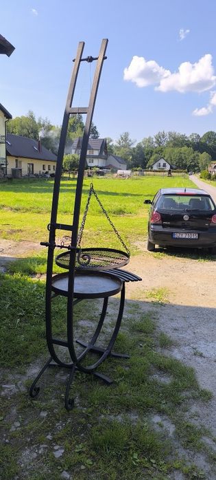Grill ogrodowy kuty kowalstwo artystyczne