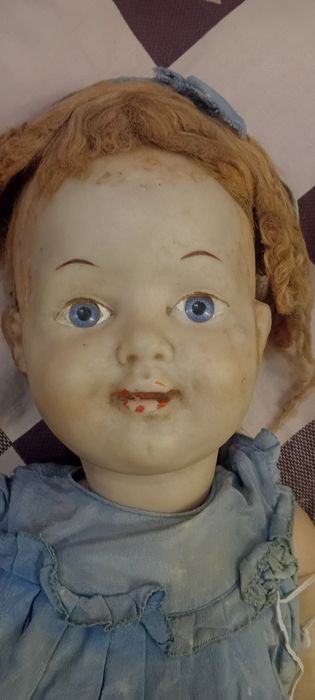 Кукла ранняя ,паричковая.СССР