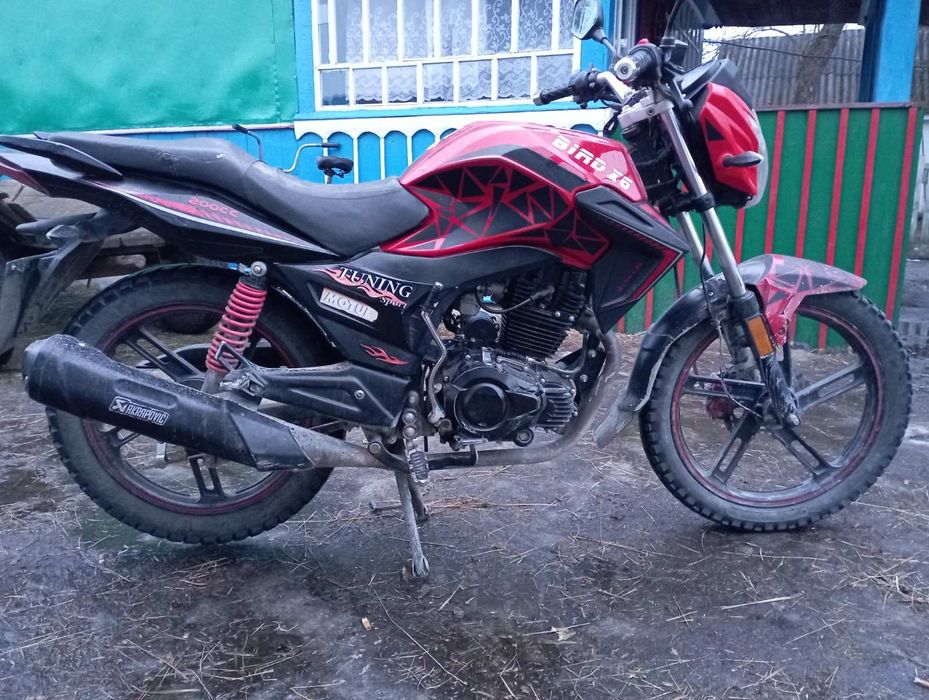 Продам мотоцикл BIRD 6X 200куб