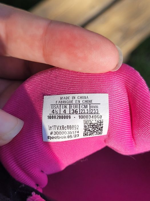 Buty po szkole Reebok rozm 36 biała podeszwa