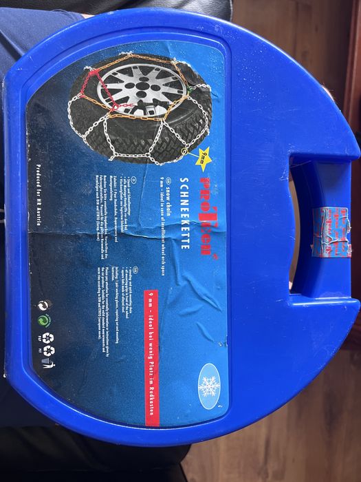 Nieużywane Łańcuchy Śniegowe na koła 9mm