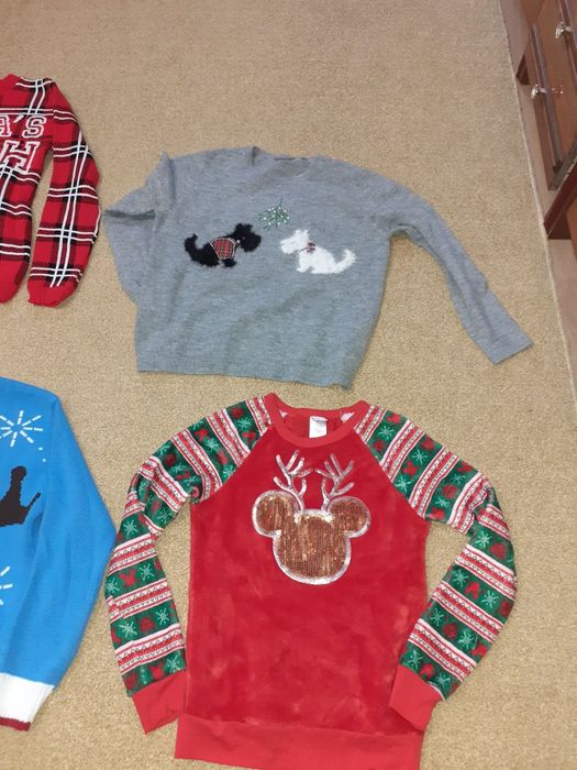 Світер, светр новорічний, жіночий різдв'яний s-л