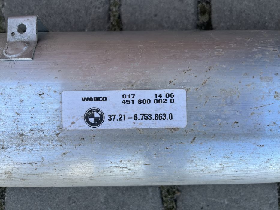 Ресивер двохосьової пневми комплектний Х5 Е53, блок клапанів пневмо