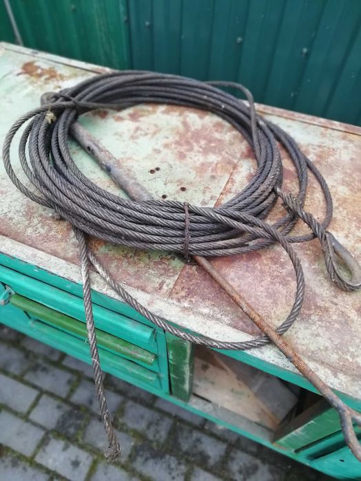 новий трос стальний  12 мм