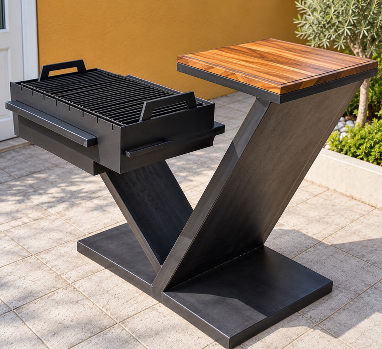 Churrasqueira BBQ Artesanal em Ferro – Nova – Design Exclusivo negociavel