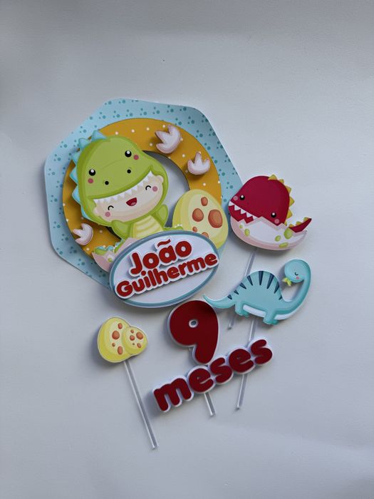 Topo de bolo personalizado