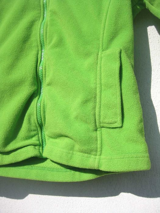 Салатовая флисовая толстовка на молнии с карманами Lemon & Soda