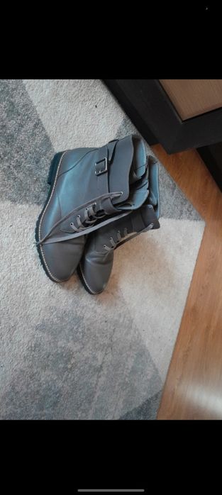 trzewiki trapery skórzane