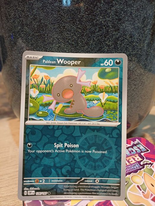 Carta Pokémon Paldean Wooper [Reverse Holo] #126