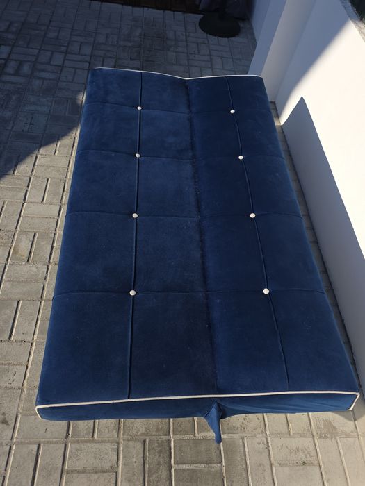 Sofá/Cama - Azul - Impermeabilizado