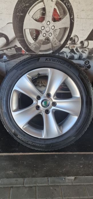 Alufelgi+Opony 205/55 16 5x112 Et45 SKODA Superb II