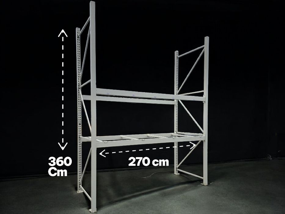 Regały magazynowe paletowe półkowe