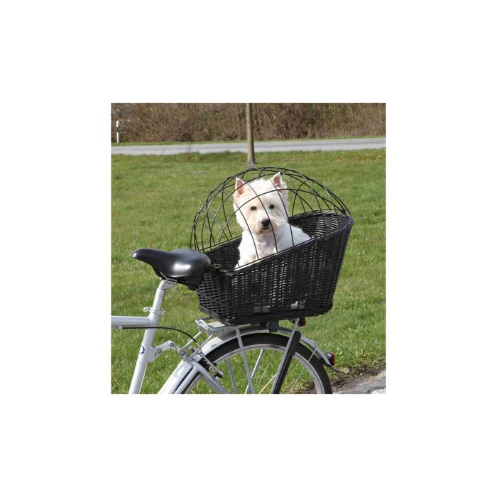 Trixie Kosz na Rower dla Psa do 8kg na Bagażnik z Kratką 55x35x49cm N