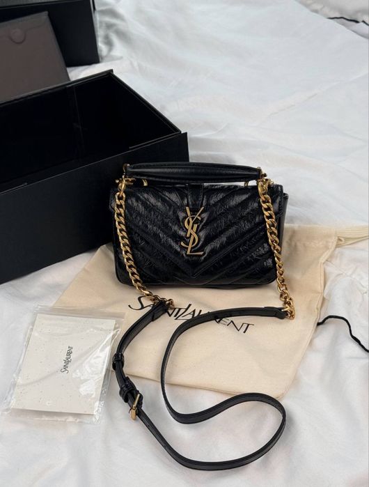Torebka Saint Laurent college mini black