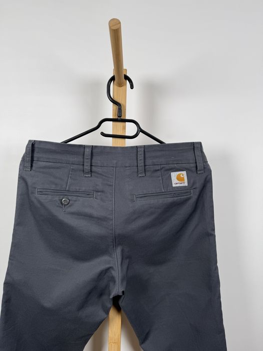 Carhartt WIP Sid Pant męskie szare spodnie chinosy 30x32