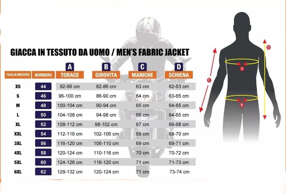 Casaco 2 em 1 c/proteções touring 3 camadas mota scooter novo