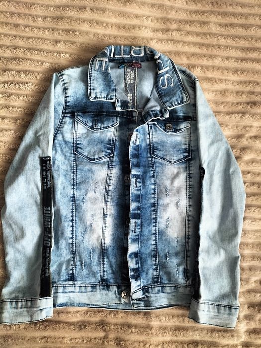 Джинсова курточка для хлопчика 10-12р