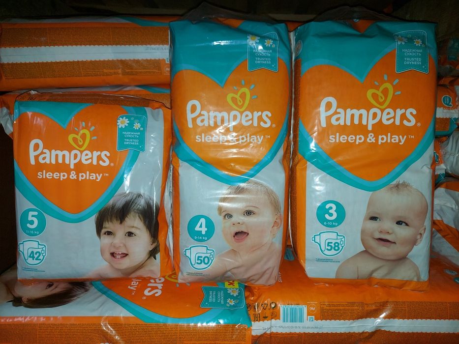 Підгузникт памперси  sleep & play (сліп енд плей)