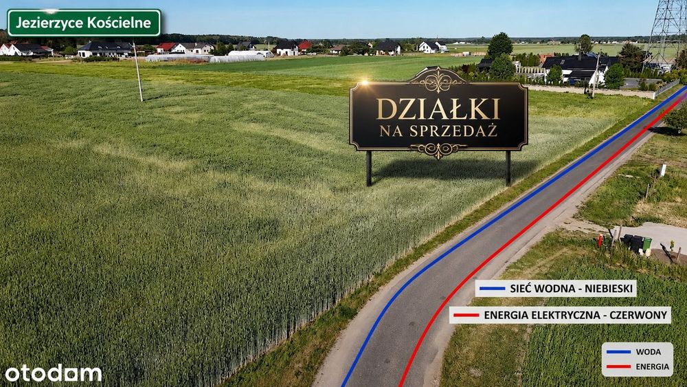 kompleks działek budowlanych - Jezierzyce Kościelne