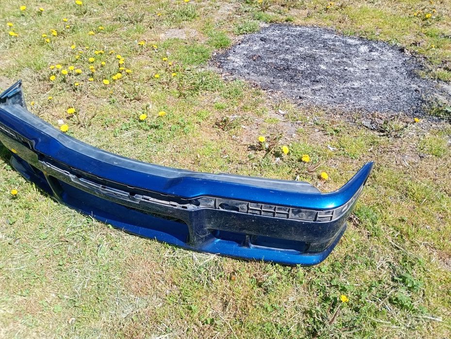 Zderzak przód przedni oryginał listwy M PAKIET M3 BMW E36 Avusblau Met. 276