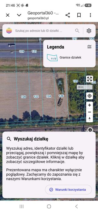 Działka Bojków w pobliżu bazy PKP - Widok 3