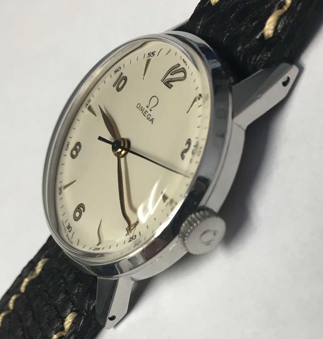 Raro Original relógio OMEGA Ω Vintage 1949 cal.283 (30T2 SC) 17 Pedras ref.2496