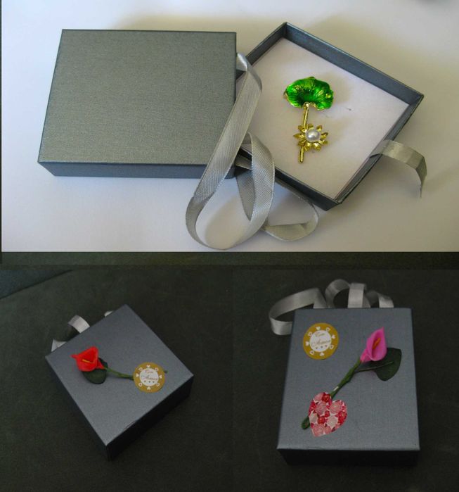 Alfinete / Broche / Pregadeira Flores NOVO