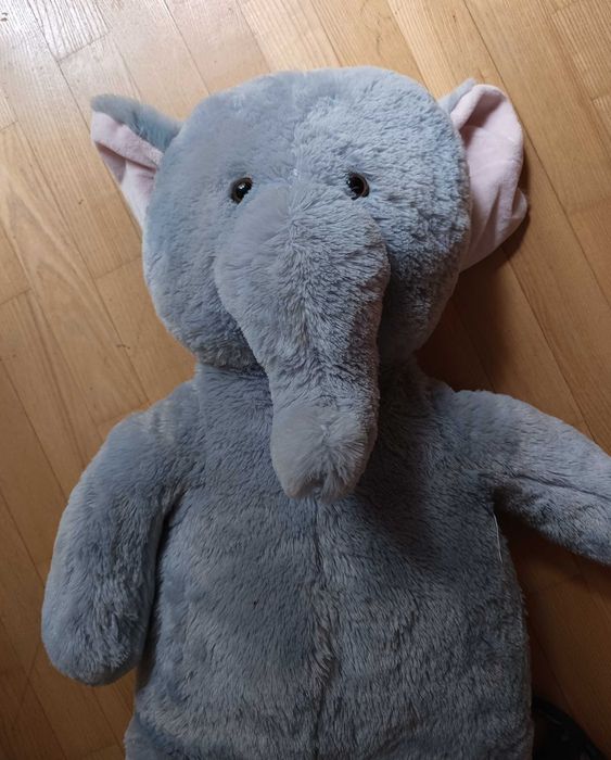 Słoń pluszowy przytulanka  105 cm