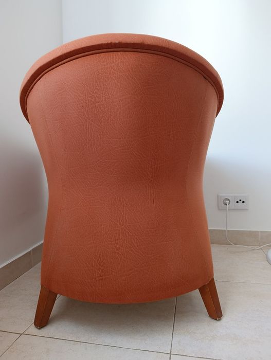 Poltrona de pele maravilhosa