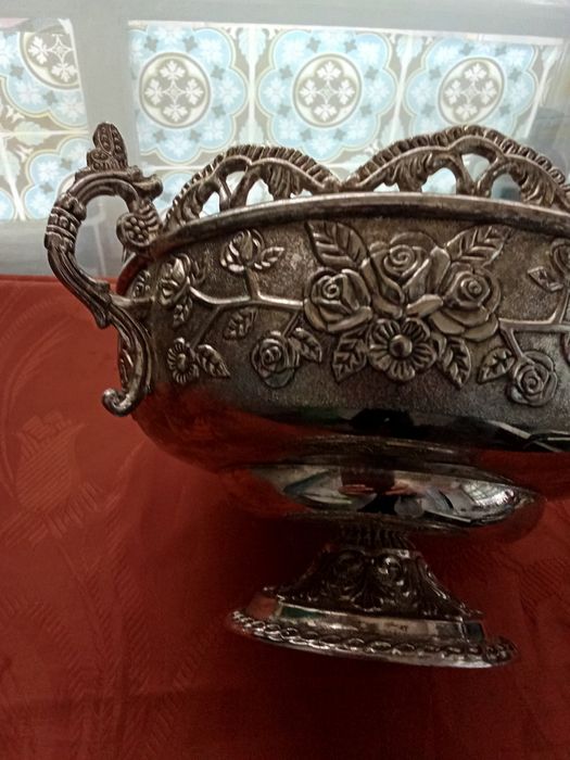 Вазы для сладостей и фруктов , мельхиор,серебро.