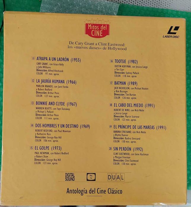 Coleçoes Laserdisc Grande Sucessos do CInema