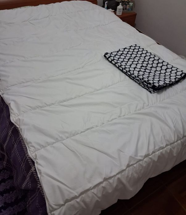 2 conjuntos edredão com capa solteiro