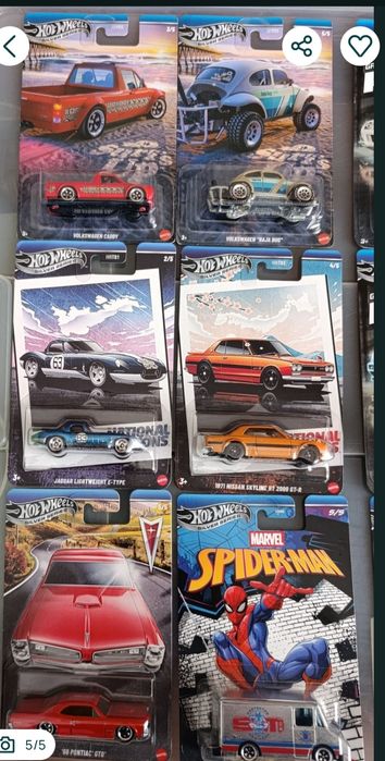 Hot wheels silver series