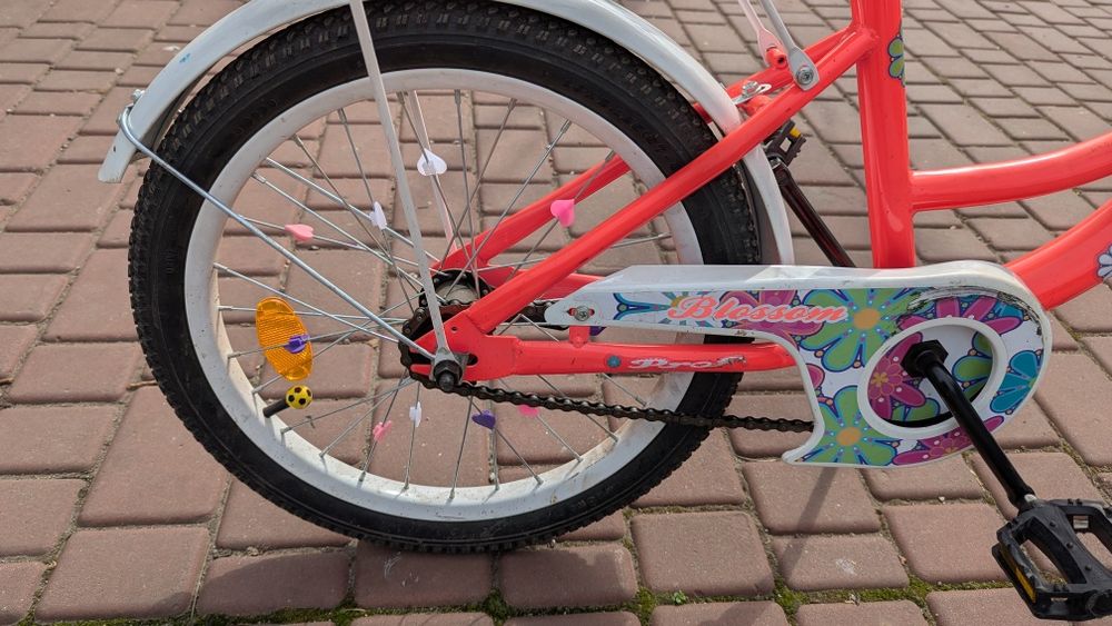 Дитячий велосипед Profi 18" для дівчинки + шолом