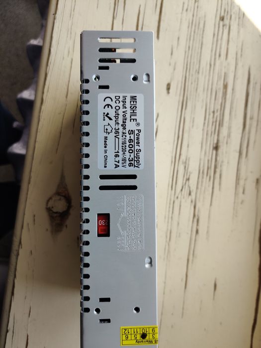 Блок живлення 36В 16.7А 600Вт