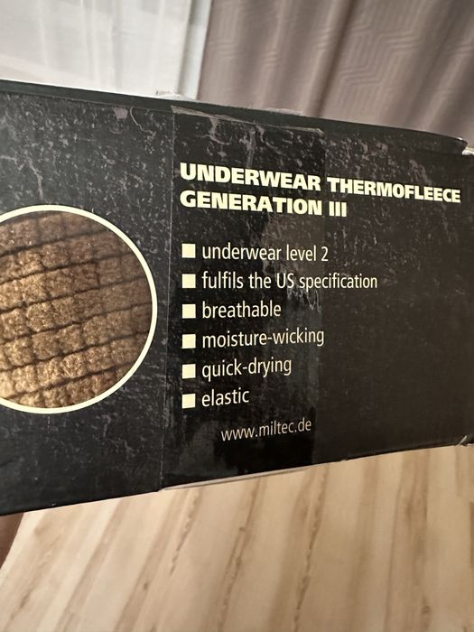 Термофліс білизна Mil-Tec Teesar Gen.III з блискавкою Olive - комплект