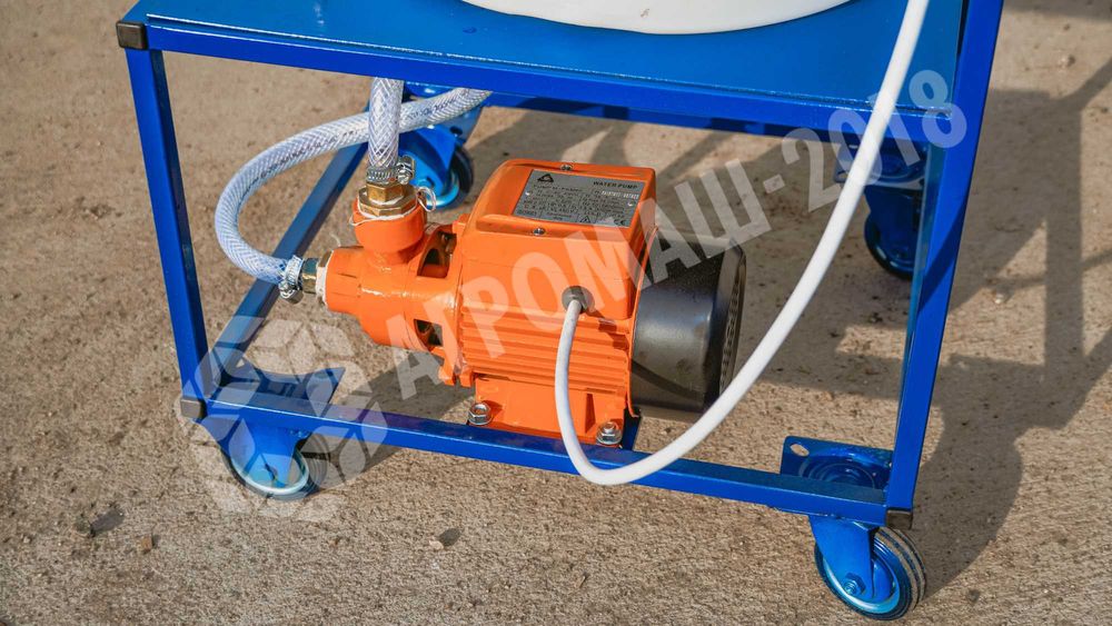 Гвинтовий конвеєр з протруювачем. Шнековый погрузчик. Транспортер